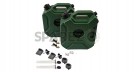 For Royal Enfield New Himalayan 450 RH-LH Green Jerry Can Pair with Mount - SPAREZO
